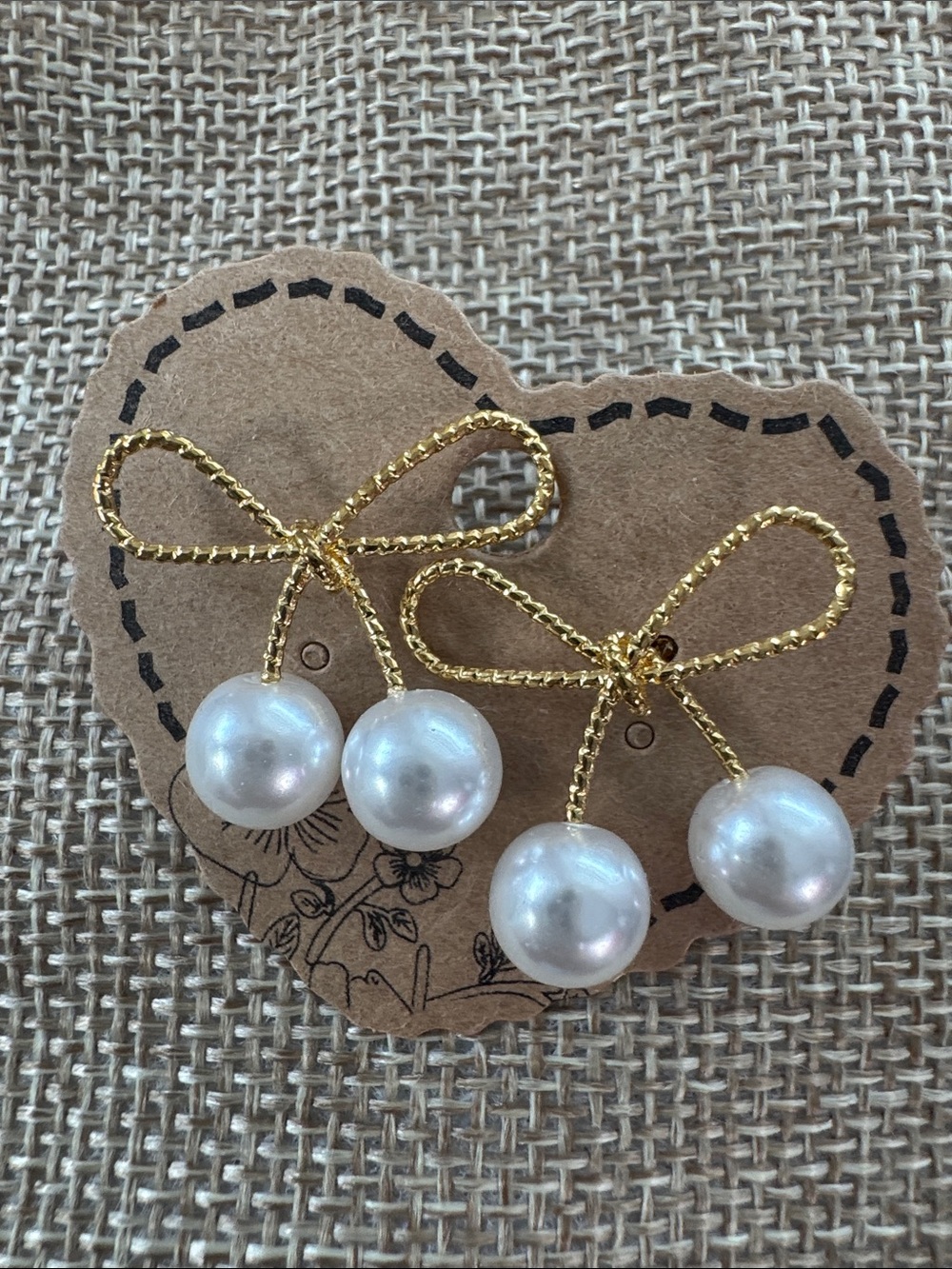 Pearl Gold-Colored Earring Backs (Pair)